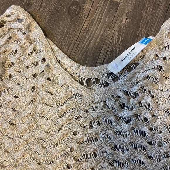 Anthropologie sparrow Brizo poncho gold - Picture 4 of 4